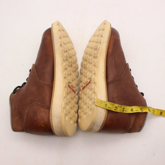 Red Wing Edge Steel Toe Boots Men’s Size 7.5 EE Brown Leather Work Boots main image 5